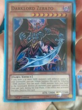 DESO-EN041 Darklord Zerato Super Rare 1st edition Mint YuGiOh Card