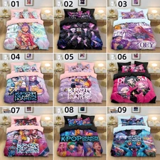 KPop Demon Hunters Single/Double/Queen/King Size Bed Quilt/Doona/Duvet Cover Set