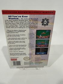 NES Bo Jackson Baseball CIB Complete Tested Nintendo Data East Authentic Rare