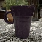 LATTE bistro MUG CUP  PLUM  hlc FIESTA WARE 18 OZ new /
