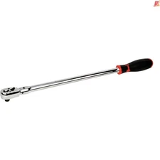 3/8-Inch Drive Flex Head Long Ratchet Alloy Steel Chrome Finish Durable Quality
