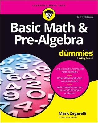 Mark Zegarelli Basic Math & Pre-Algebra For Dummies (Taschenbuch) (US IMPORT)