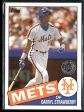 2020 Topps #85-65 Darryl Strawberry 1985 Topps Baseball 35th Anniversary