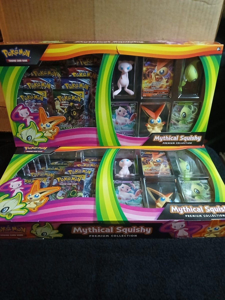 Pokemon Mythical Squishy Premium Collection Lot Of 2 Boxes New