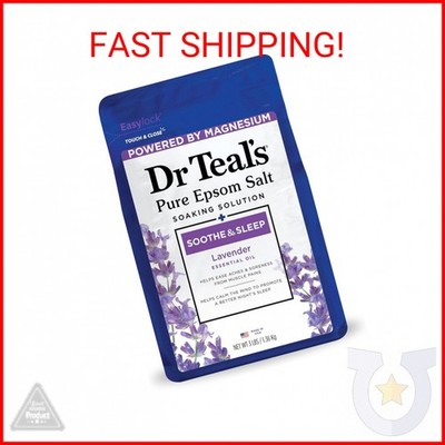 Epsom Salt Soaking Solution for Soothing Lavender Sleep, 3lbs