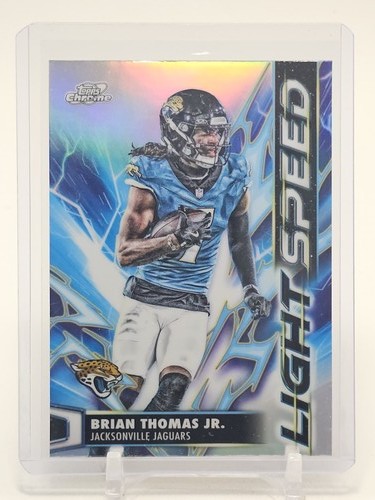 BRIAN THOMAS JR. 2025 TOPPS COSMIC CHROME LIGHT SPEED REFRACTOR #LS-26 Q4561