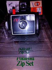 Polaroid Land Camera - ZIP SET Sofortbildkamera - Vintage in OVP Aussellungsbox