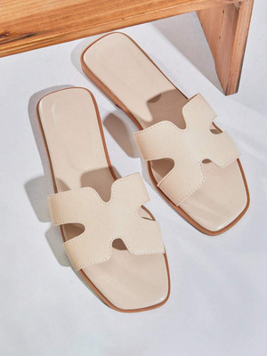 Damen Sandalen flach beige bequem Kreuzriemen Sommer Urlaub schick