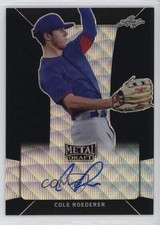 2018 Leaf Metal Draft Black Wave 5/7 Cole Roederer #BA-CR1 Auto 6fs