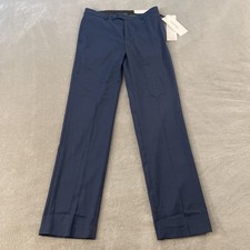 NEW CALVIN KLEIN Slim Fit Stretch Dress Pants Slacks Men's 30X32 Navy Blue NWTag