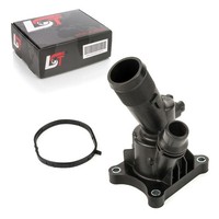 Thermostat Flansch KüHlmittel 31439968 90°C FüR Volvo S60 II S80 II S90 II 2.0