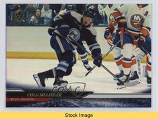 2024-25 Upper Deck Series 1 Silver Foil Cole Sillinger #58 READ 0qr0
