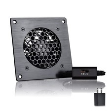 USB Cabinet 80MM Fan Quiet Cooling Fan System 4" with Speed Control, for Home...
