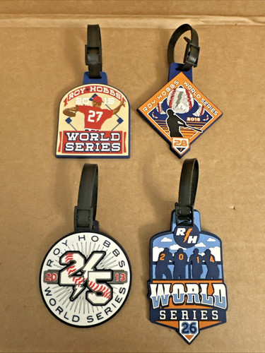 ROY HOBBS 17 EDITION WORLD SERIES LUGGAGE TAG TAGS 25 26 27 28 Lot of 4 Free SH