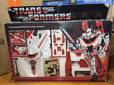 Transformers 1984 G1 Autobot Air Guardian Jetfire Complete In Box