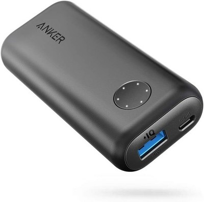 Anker PowerCore II  6700mAh  Compact Portable Power Bank - USB-A USB-C - Black