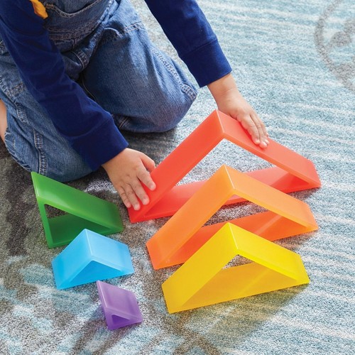 Kaplan Early Learning Discovery Triangoli - Arcobaleno - 6 pezzi - Foto 5 di 7