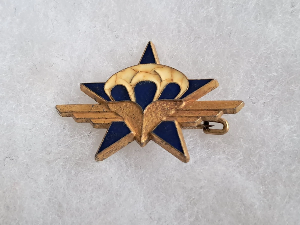 Pins Parachutiste 1° RCP 4° Compagnie insigne miniature 28 mm VINTAGE ORIGINAL
