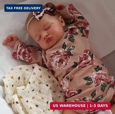 Kaydora Reborn Baby Girl Dolls - 20 inch Lifelike Newborn Baby with Realistic Ve