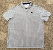 Nike Technical Polo Golf Shirt Top Dri-Fit ADV Vapor DN2243 Lt Gray Men's XL