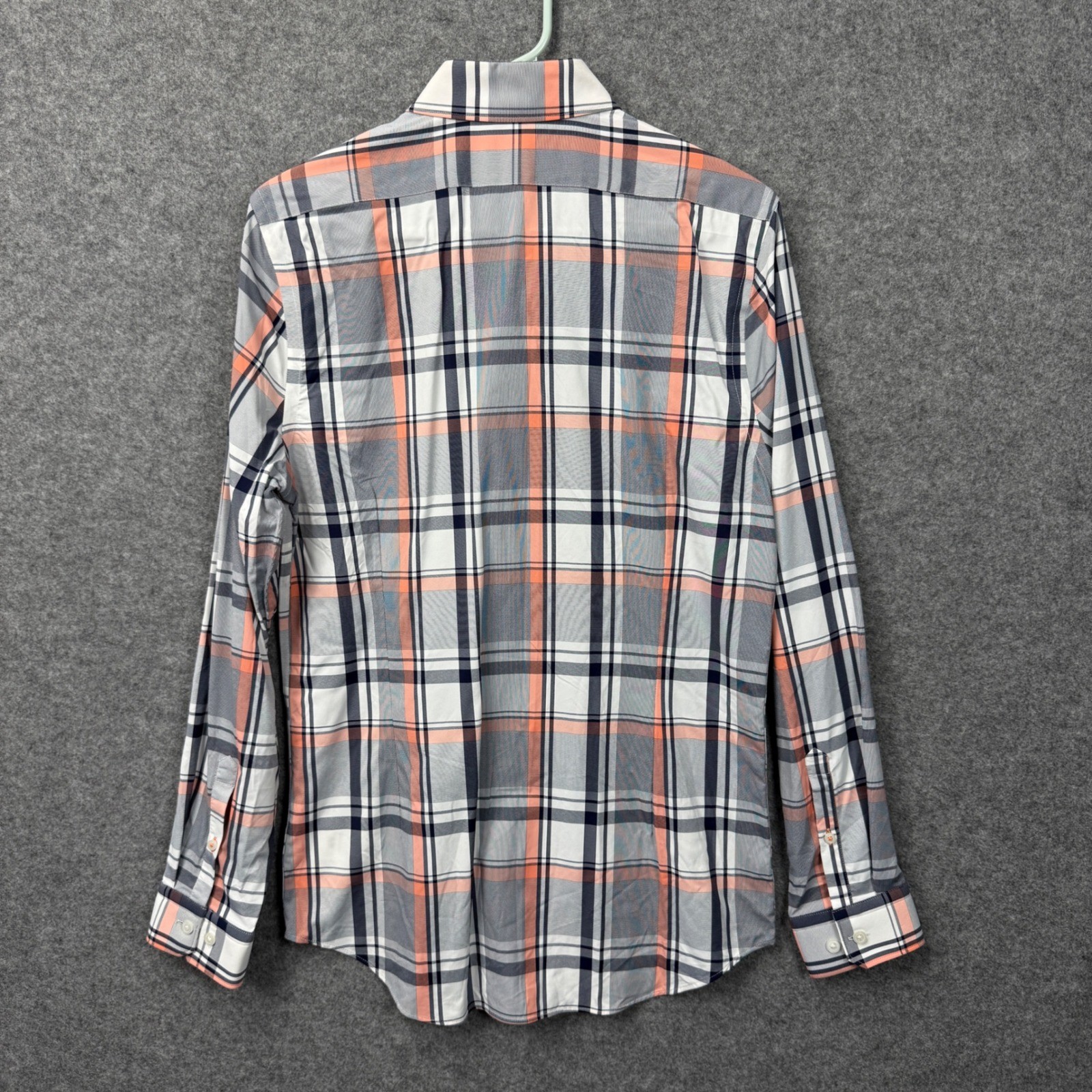 Express Performance Extra Slim Fit Plaid Shirt Me… - image 3