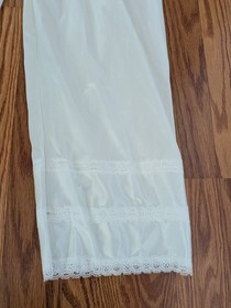 Vintage Montgomery Ward Lingerie Long Petti Pants Slip Pant Liner Silky NOS M