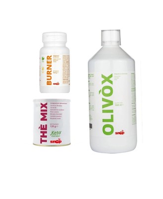 Kit De Slabit Olivox 1 + The + Burner Snep 100% Natural Adio Burtica Un Kit Minunat