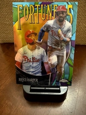 2025 Topps Chrome Bryce Harper - Fortune 15 #F15-6 PHI Phillies NM/M+!    