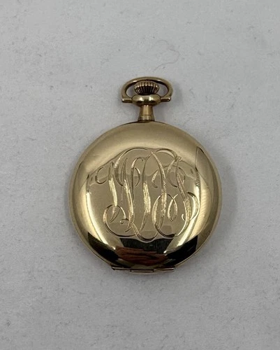 Antique Waltham Jeweless Gold Fill Pocket Watch - NOT WORKING