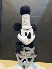 Disney Mickey Mouse 90th Special Edition Steamboat Willie Plush Animated Sings