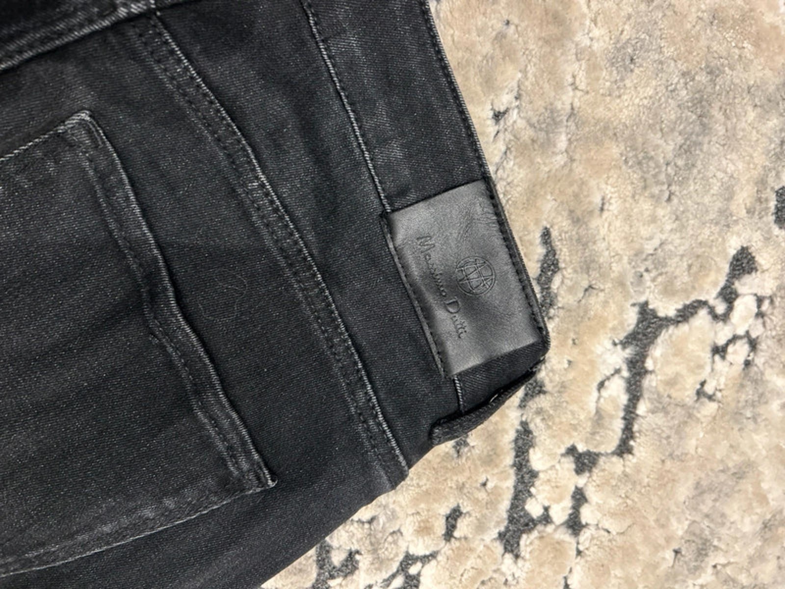 Massimo Dutti Black Jeans - Size UK 8 (EUR 36 / US 4) image 6