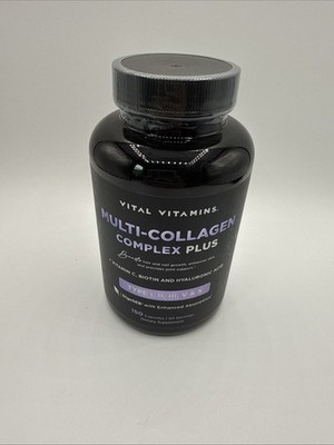 Vital Vitamins Multi Collagen Complex Plus   Advanced Beauty & Wellness - 150 CT