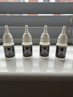 4X JAK STRONGHOLD PREMIUM QUALITÄT SEKUNDENKLEBER FLÜSSIG MITTELVISKOS 20G HERGESTELLT IN UK