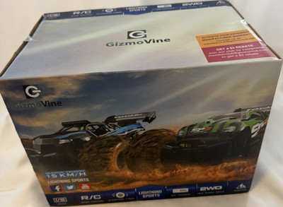 GizmoVine Lightning Sports 1:18 RC Truck 2WD Electric Green Ready to Go