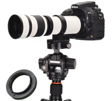 420  800mm Telephoto Zoom Lens MF for Canon EOS Rebel T8i T7i T7 T6 T5 T4i T3i