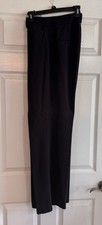 Nine West Jean Dress Pants Trousers Slacks Size 10 Black 32x32