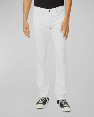 Paige Men's White Lennox Transcend Slim Fit Skinny USA Jeans Pants Size 32