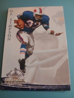 1994 Ted Williams Card Company Roger Staubach's NFL Football - O.J. Simpson #8