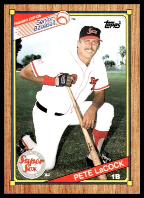 1989 Topps Senior League Baseball Pete LaCock Winter Haven Super Sox #99