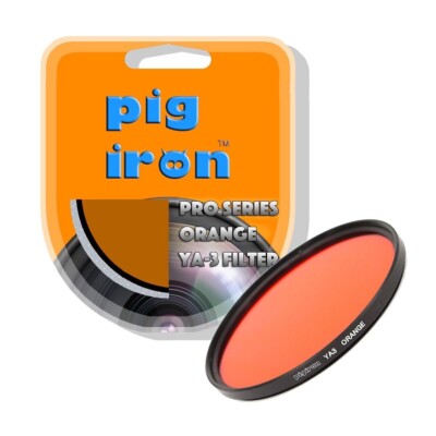 Pig Iron 77 mm Orange YA3 Pro Filter Kontrast Booster Kamera Objektiv Rund (UK)