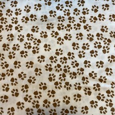 Paw Prints - Novelty Cotton Fabric For Sewing, Quilting, Crafts