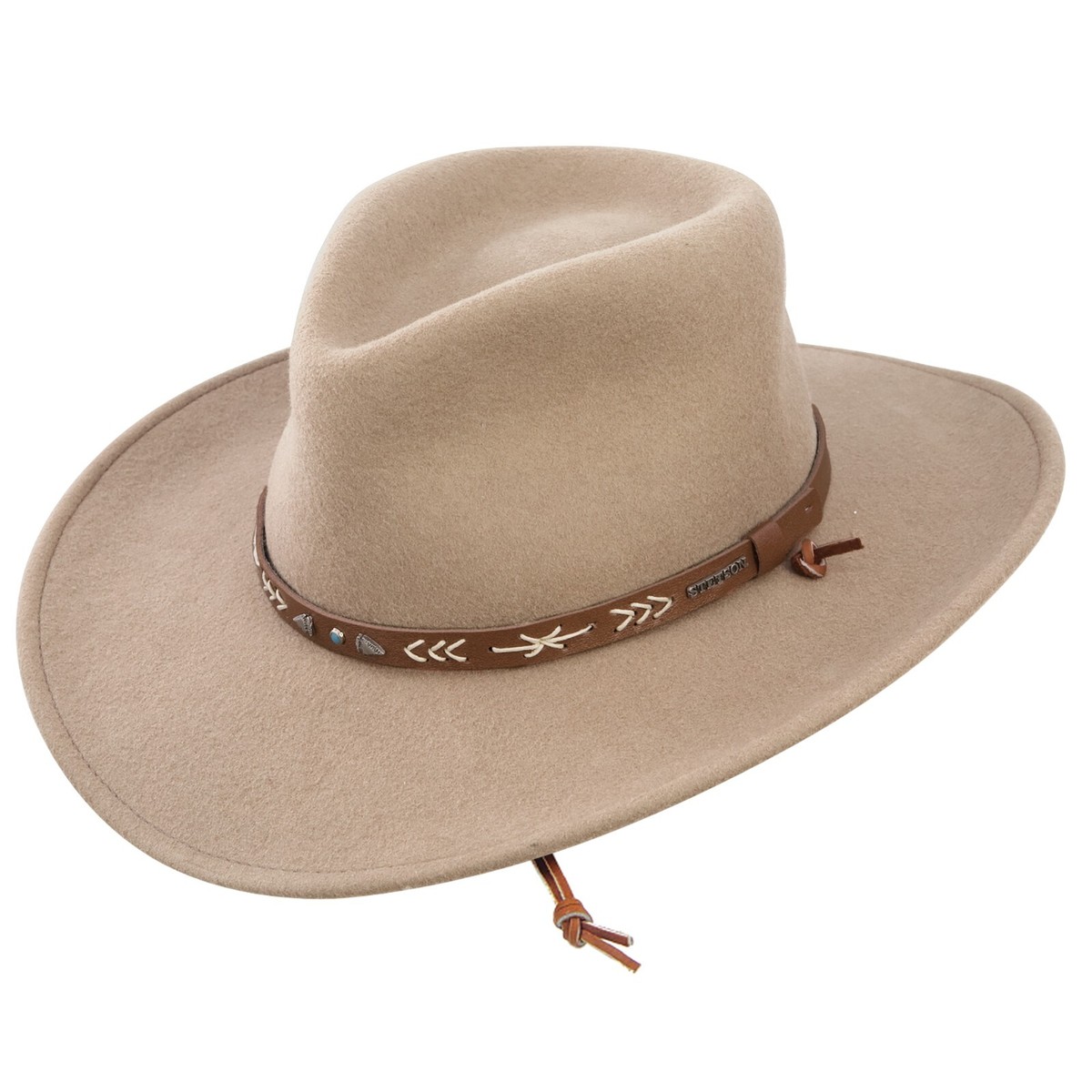 帽子 STETSON HAT SANTA FE MADE IN USA Stetson Men's Cowboy, Natural, M at Amazon Men's Clothing store