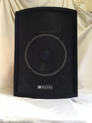 Skytec rugged loudspeaker 200w for disco live gigs party pa top hat  fix UK