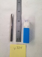 1 NEW USA .1815" CARBIDE CHUCKING REAMER. STRAIGHT FLUTE. USA MADE Y334