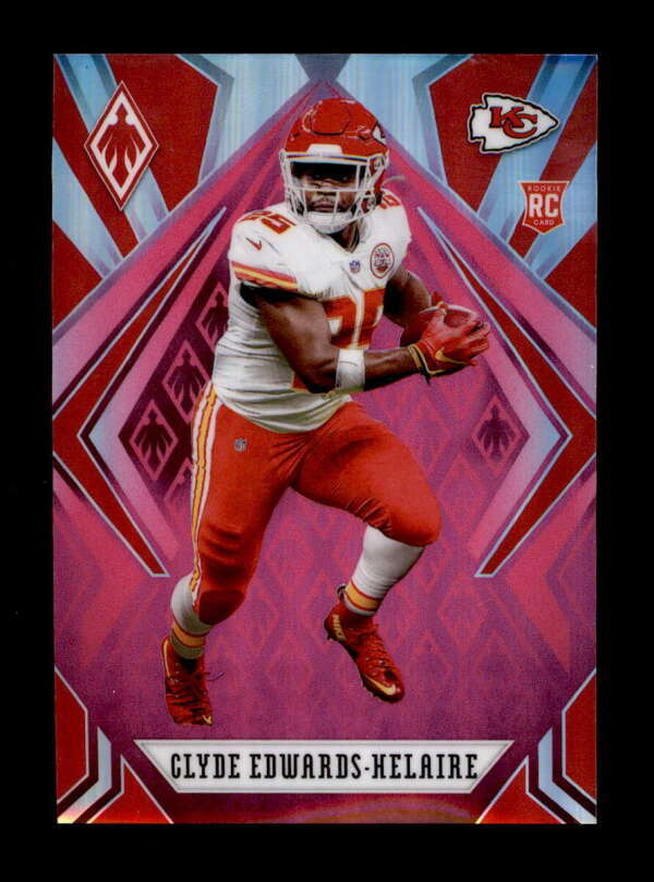 CLYDE EDWARDS-HELAIRE 2020 PHOENIX #121 ROOKIE PINK PRIZM #105/199 BF3219