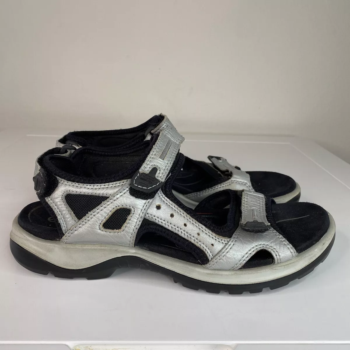 pinion reaktion Goodwill ECCO Offroad Lite Sandal, Women&#039;s Size US 10 41 Silver | eBay