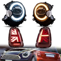 FüR 07-13 Mini Cooper S R56 R57 R58 R59 LED Frontscheinwerfer & Rot RüCkleuchten