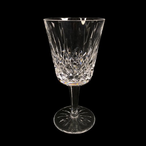 Waterford Crystal Lismore Water Goblet 6 7/8" Tall 8oz Blown Glass SMALL CHIP - Picture 1 of 6