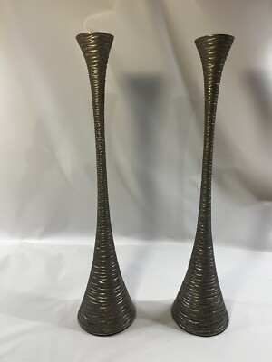 Michael Aram Twist Candle Holders CandleStick 16  Tall