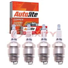 4 pc Autolite Copper Core 3116 Spark Plugs for C85S B82 92231 7530 5614068 fl
